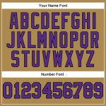 Custom Long Sleeve Performance T-Shirt in Old Gold Purple-Black Custom Old Gold Purple-Black Long Sleeve Performance T-Shirt - Image 5