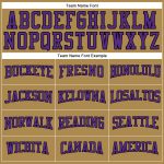 Custom Long Sleeve Performance T-Shirt in Old Gold Purple-Black Custom Old Gold Purple-Black Long Sleeve Performance T-Shirt - Image 4