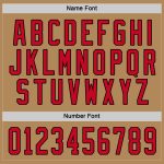 Old Gold Red-Black Custom Hockey Jersey for Men & Women - Personalized Ice Hockey Apparel Custom Old Gold Red-Black Hockey - Image 4