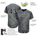 Custom Olive Black-White 3D Pattern Baseball Jersey - Authentic Salute To Service Design Custom Olive Black-White 3D Pattern - Image 3