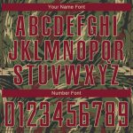 Olive Crimson Vegas Gold Sublimation Soccer Jersey - Custom Salute To Service Uniform Custom Olive Crimson-Vegas Gold Sublimation - Image 5