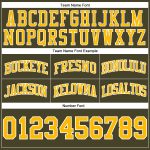 Olive Gold-White Throwback Salute to Service Basketball Shorts - Custom Design Custom Olive Gold-White Authentic Throwback - Image 3