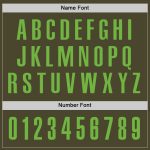 Olive Neon Green Performance Golf Polo Shirt - Custom Salute To Service Design Custom Olive Neon Green Performance Salute - Image 5