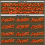 Olive Red-Gold Authentic Salute To Service Baseball Jersey - Custom Design for Fans Custom Olive Red-Gold Authentic Salute - Image 4