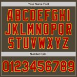 Custom Red-Gold Olive Bomber Jacket for Veterans | Full-Snap Varsity Letterman Salute to Service Jacket Custom Olive Red-Gold - Image 5