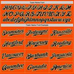 Custom Orange Black Old Gold Baseball Jersey - Authentic Sports Apparel Custom Orange Black-Old Gold Authentic Baseball Jersey - Image 4