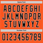 Custom Orange Black White Hockey Jersey for Men and Women - Personalized Sports Apparel Custom Orange Black-White Hockey - Image 4