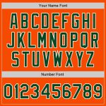 Custom Orange and Green White Authentic Baseball Jersey Style 3188 - Personalized Sports Apparel Custom Orange Green-White - Image 5