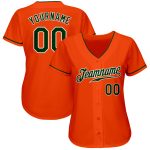 Custom Orange and Green White Authentic Baseball Jersey Style 3188 - Personalized Sports Apparel Custom Orange Green-White - Image 2