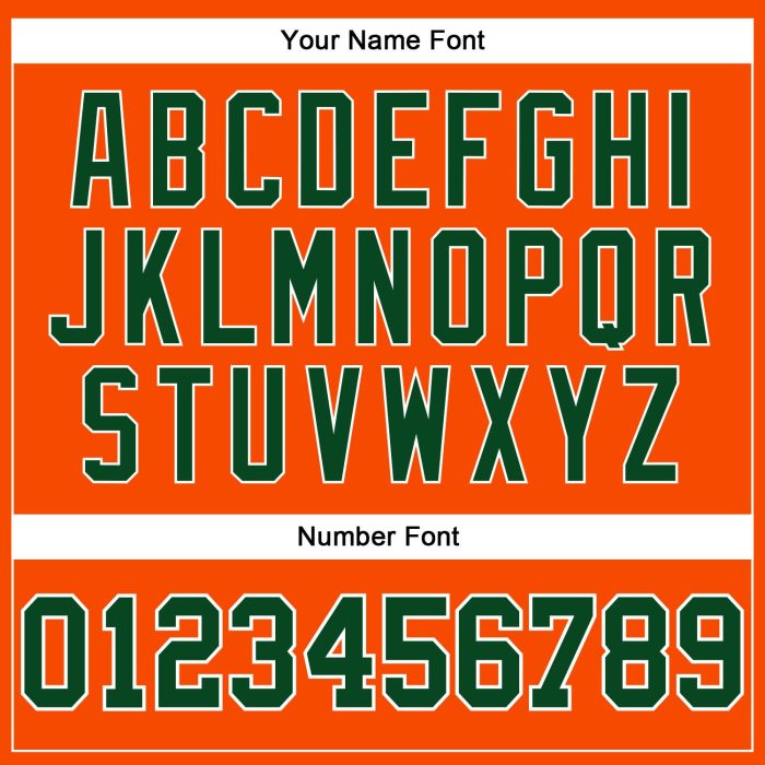 Custom Basketball Jersey Authentic Throwback Orange Green White Design Custom Orange Green-White Authentic Throwback Basketball - Image 4