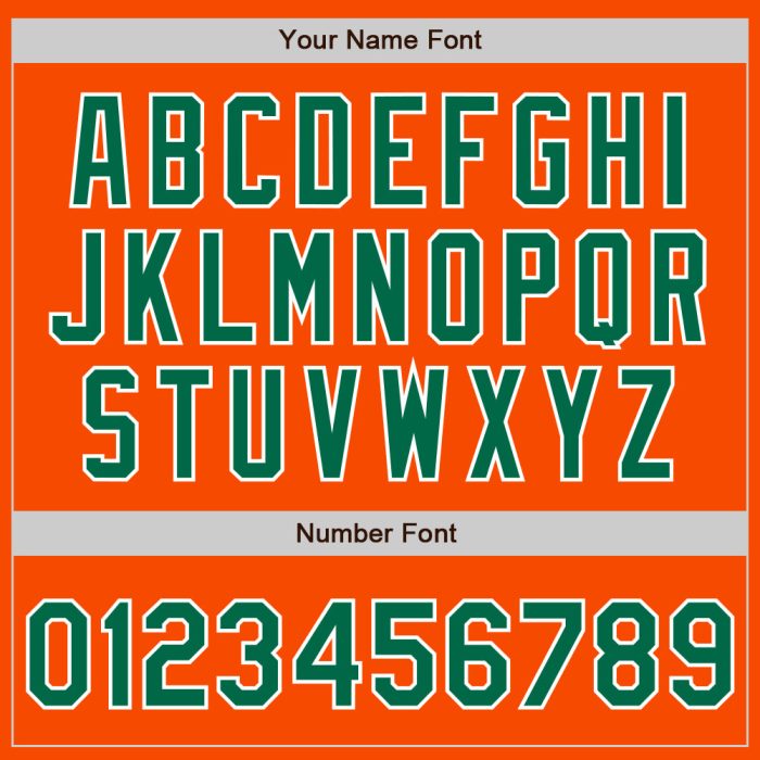 Custom Orange Kelly Green White Authentic Baseball Jersey 8335 - High Quality Sports Apparel Custom Orange Kelly Green-White - Image 5