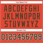 Custom Orange Olive-White Jersey - Authentic Throwback Basketball Jersey for Fans Custom Orange Olive-White Authentic Throwback - Image 4