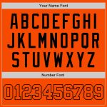 Custom Orange Black Baseball Jersey - Authentic Personalized Sports Apparel Custom Orange Orange-Black Authentic Baseball - Image 5