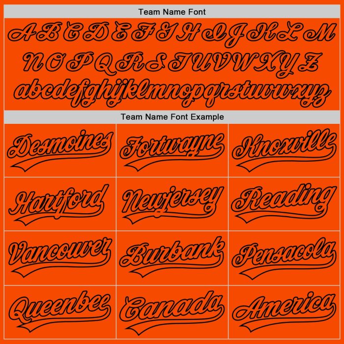 Custom Orange Black Baseball Jersey - Authentic Personalized Sports Apparel Custom Orange Orange-Black Authentic Baseball - Image 4