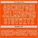 Custom Orange Gray Baseball Jersey - Authentic Jersey for Fans and Players Custom Orange Orange-Gray Authentic Baseball Jersey - Image 5