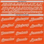 Custom Orange Gray Performance T-Shirt for Men, Athletic Style 2027 Custom Orange Orange-Gray Performance T-Shirt Style 2027 - Image 3
