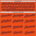 Custom Orange Navy Performance T-Shirt for Men, Style 9034 - Comfortable Activewear Custom Orange Orange-Navy Performance - Image 3