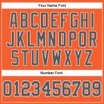 Custom Performance T-Shirt Long Sleeve Gray-White Orange for Active Wear Custom Orange Steel Gray-White Long Sleeve Performance - Image 5