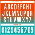 Custom Sublimation Soccer Jersey Orange White Aqua Long Sleeve Fade Fashion Uniform Custom Orange White-Aqua Sublimation - Image 5