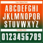 Custom Orange White-Green Fade Soccer Uniform Jersey Long Sleeve Sublimation Custom Orange White-Green Sublimation Long Sleeve - Image 5