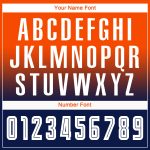 Custom Orange White Navy Soccer Jersey Long Sleeve Sublimation Fashion Uniform Custom Orange White-Navy Sublimation Long - Image 5