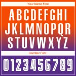 Custom Soccer Uniform Jersey - Orange White Purple Sublimation Long Sleeve Fade Fashion Custom Orange White-Purple Sublimation - Image 5
