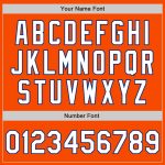 Custom Orange and White Baseball Jersey - Royal Authentic Design Custom Orange White-Royal Authentic Baseball Jersey - Image 5