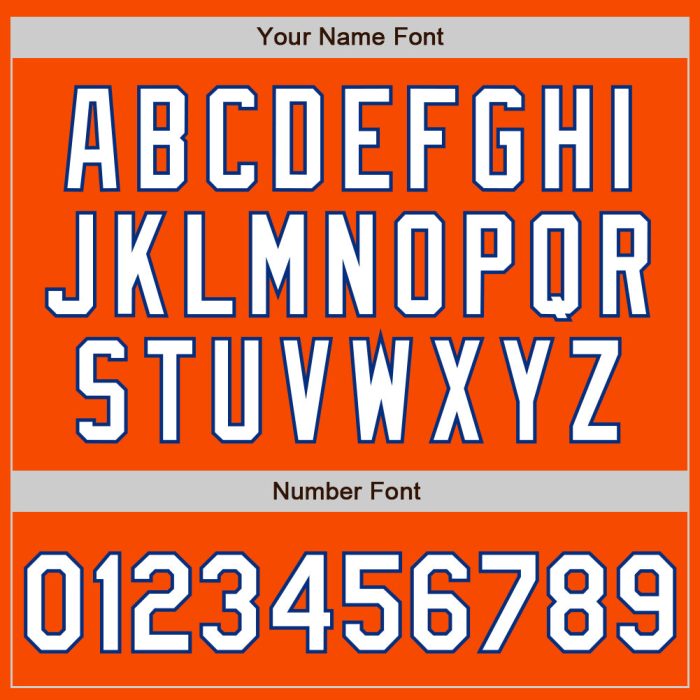 Custom Orange and White Baseball Jersey - Royal Authentic Design Custom Orange White-Royal Authentic Baseball Jersey - Image 5