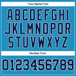 Custom Panther Blue Long Sleeve Performance T-Shirt Navy White Mens Activewear Custom Panther Blue Navy-White Long Sleeve - Image 5