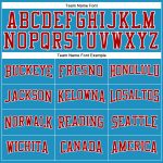 Custom Performance T-Shirt - Panther Blue with Red and White Long Sleeves Custom Panther Blue Red-White Long Sleeve Performance - Image 4