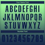 Pea Green Navy Sublimation Long Sleeve Fashion Soccer Uniform Jersey - Custom Design Custom Pea Green Navy Sublimation Long - Image 5