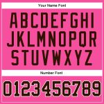 Authentic Throwback Basketball Jersey - Custom Pink Brown White Design Custom Pink Brown-White Authentic Throwback Basketball - Image 4