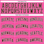 Authentic Throwback Basketball Jersey - Custom Pink Brown White Design Custom Pink Brown-White Authentic Throwback Basketball - Image 3