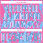Custom Pink Light Blue White Soccer Jersey Sublimation Uniform for Kids and Adults Custom Pink Light Blue-White Sublimation - Image 5