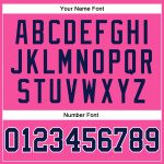 Custom Authentic Throwback Basketball Jersey - Pink Navy White Design Custom Pink Navy-White Authentic Throwback Basketball - Image 4