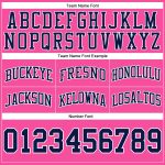 Custom Pink Navy White Basketball Shorts - Authentic Throwback Style Custom Pink Navy-White Authentic Throwback Basketball - Image 3