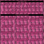 Custom Pink Black Two-Button Unisex Softball Jersey - Comfortable Athletic Wear for Team Sports Custom Pink Pink-Black Two-Button - Image 4