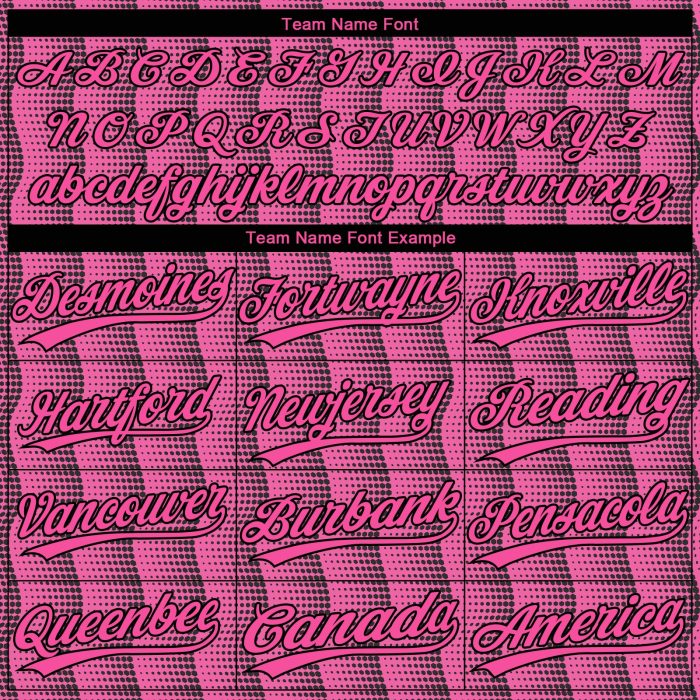 Custom Pink Black Two-Button Unisex Softball Jersey - Comfortable Athletic Wear for Team Sports Custom Pink Pink-Black Two-Button - Image 4