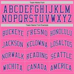 Custom Pink Purple White Basketball Jersey - Authentic Throwback Style Custom Pink Purple-White Authentic Throwback Basketball - Image 4