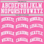 Authentic Custom Pink White Basketball Jersey - Retro Throwback Styles Custom Pink White Authentic Throwback Basketball Jersey - Image 4