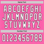 Personalized Pink Black White Hockey Jersey - Custom Team Apparel Custom Pink White-Black Hockey Jersey - Image 4