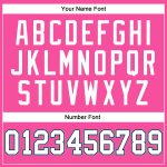 Authentic Custom Basketball Jersey - Pink White Black Light Blue Throwback Design Custom Pink White Black-Light Blue Authentic - Image 4