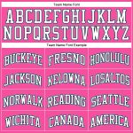 Authentic Custom Basketball Jersey - Pink White Black Light Blue Throwback Design Custom Pink White Black-Light Blue Authentic - Image 3