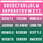 Custom Pink White Kelly Green Soccer Jersey Long Sleeve Sublimation Fade Fashion Uniform Custom Pink White-Kelly Green Sublimation - Image 4