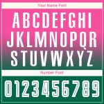 Custom Pink White Kelly Green Soccer Jersey Long Sleeve Sublimation Fade Fashion Uniform Custom Pink White-Kelly Green Sublimation - Image 5