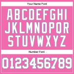 Custom Long Sleeve Performance T-Shirt in Pink, White & Light Blue Custom Pink White-Light Blue Long Sleeve Performance T-Shirt - Image 5