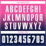 Custom Soccer Jersey Pink White Navy Long Sleeve Fade Fashion Sublimation Uniform Custom Pink White-Navy Sublimation Long - Image 5