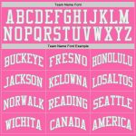 Custom Pink White Silver Gray Sports Basketball Jersey Authentic Throwback Custom Pink White-Silver Gray Authentic Throwback - Image 4