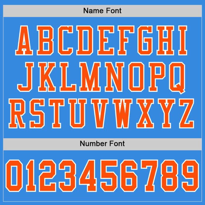Custom Football Jersey in Powder Blue with Orange and White Mesh Authentic Design Custom Powder Blue Orange-White Mesh Authentic - Image 4