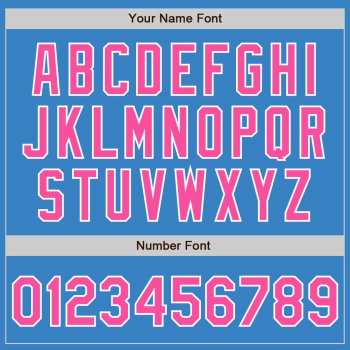 Custom Authentic Baseball Jersey in Powder Blue and Pink-White Custom Powder Blue Pink-White Authentic Baseball Jersey - Image 5